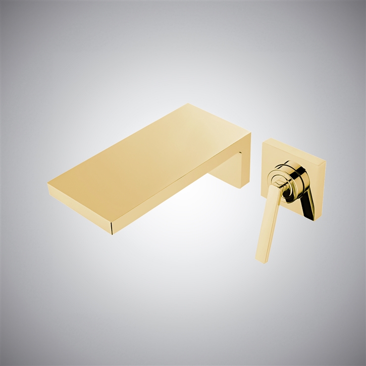 Fontana Cognin Brushed Gold Bathroom Basin Faucet